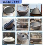Stainless Steel Elliptical Dished End Tank Head for Circle Boiler Accessories