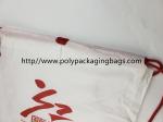 Two Layer CPE / LDPE Plastic Drawstring Backpack Bags With Logo