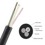 TWO FRP Single Mode GYFFY Aerial Fiber Optic Cable 6 / 8 / 12 / 24 Cores Mini