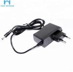 12 Volt 12V 1A 1000MA Power Supply Adapter Plug In Connection Black Colour