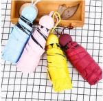 Ladies Mini Lightweight Folding Umbrella , Compact Pocket Umbrella Aluminum