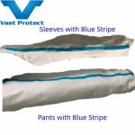 Disposable White Microporous Suit Coated with PP Without Shoe Cover No Logo
