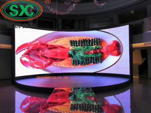 Wholesale SMD Curved Advertising LED Screens 3.91mm Pixel Pitch 25 Wattled commercial advertising display screen from china suppliers