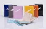 Promotional Customized color PVC travel Passport Cover, Ticket Holder Travel