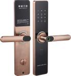 Keyless Entry Mortise Door Lock with Biometric Fingerprint Touchscreen Keypad