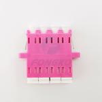 Rose Quad Lc To Lc Coupler Multimode OM4 Cable To Fiber Optic Adapter