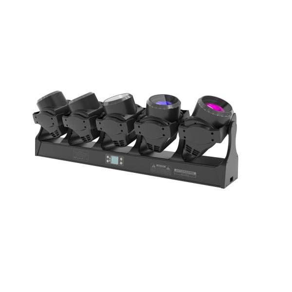 5 Heads 5*120W RGBW LED And 120*0.5W RGB LEDs Outer Circle Beam Led Moving Head