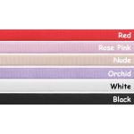 Niris Lingerie 3/8" 10mm Shiny Nylon Bra Strap Elastic Spandex Satin Band