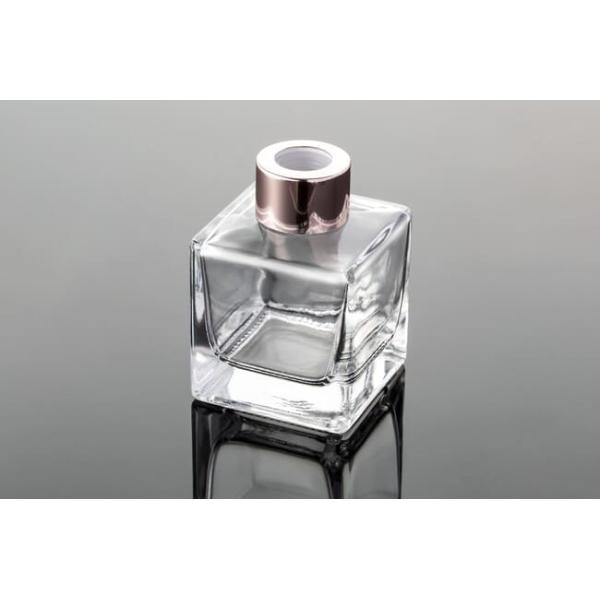 Square Perfume Reed Diffuser Glass Bottles 100ML Machine Blown
