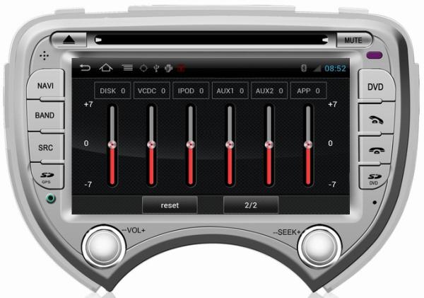 Ouchuangbo Car DVD S150 System Android 4.0 for Nissan March 2010-2011 Auto