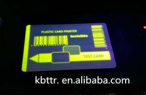 Wholesale Yellow p330i uv ribbon on CR80 pvc card from china suppliers