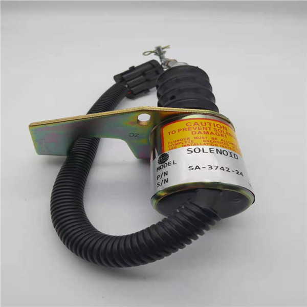SA-3742-24 Stop Solenoid Valve Fit For Woodword / Cummins / Deutz Excavator Engine
