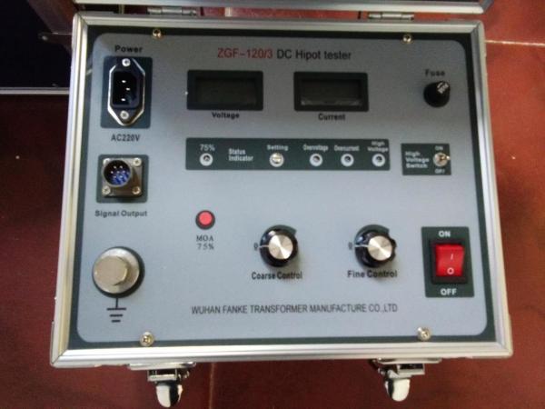120KV 3mA DC High Voltage Hipot Tester , Leakage Current Test Equipment Small