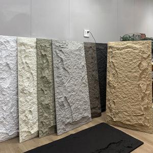 Wholesale Artificial Stone Soundproof Waterproof 3d Luxury Wall Panel Pu Stone Wall Panel from china suppliers