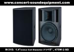 475W 1.4" + 15" Full Range Speaker Sound Equipment For Nightclub , Disco ,