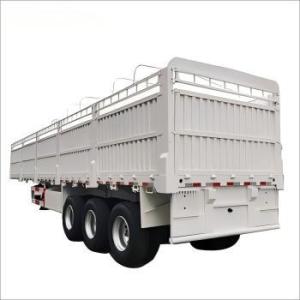 Wholesale CIMC High Quality Factory Direct 3-axle Great design Fence cargo trailer from china suppliers