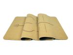 Yoga Practice Cork Yoga Mat |Toxic Free Unique Workout mat| Patterned Design