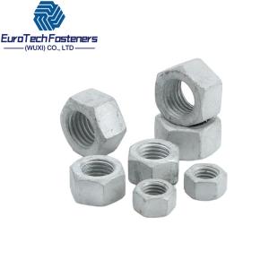 Wholesale Galvanized Hexagonal Nuts Hex Nut Din 934 Iso 4032 8673 M12x1 5 M18x1 5 Class 5 6 Stainless Steel from china suppliers