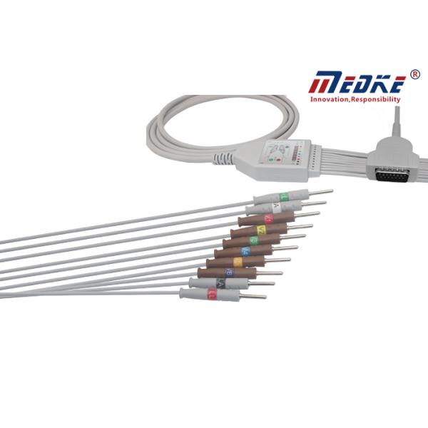 10 Leadwires Ge Marquette Mac 1200 EKG Machine Cable