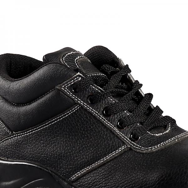 SHENGJIE Industrial Protective Breathable Work Boots Embossed Cow Leather Casual Training Shoes Steel Toe Safety Shoes