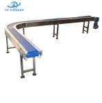 Flexible Water Bottle Conveyor Systems , POM Chain Plate Bottling Line Conveyo