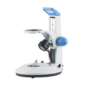 China stereo microscope track stand with Top and bottom LED Illumination with focus block on sale