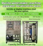 Marine Water Maker From Sea Watermaker Boat Desalinator Seawater Desalination