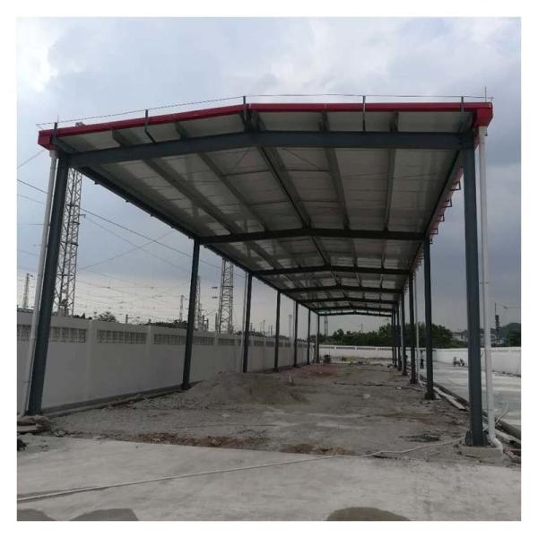 Easy Installation Outdoor Steel Structure Steel Frame Car Shed Garage Hangar In
