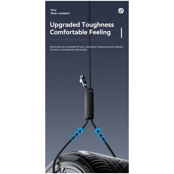 Aluminum Alloy C-C USB C To C Charging Cable 100W ES-X47 Series 1m 2m