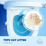 Gua Gum Tofu Cat Litter 98.99% Deodorization Rate In High Demand