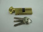 70mm(35*35) Euro Profile Single Brass Cylinder Lock with 3 brass normal keys