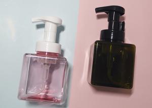 Wholesale 250 Ml Foam Pump Bottle Empty Square Soap Dispenser Plastic Pink from china suppliers