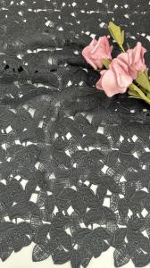 Wholesale Leafy Chantilly Lace Fabric with irregular Edges Sheer Romantic Lace for Wedding Veils and Dresses from china suppliers