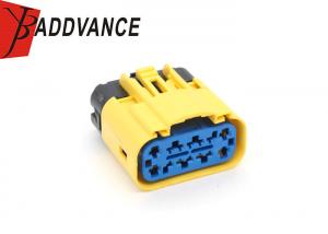 China 1855-0107919A 14 Pin Sealed PBT FCI Auto Waterproof Connector Yellow Color on sale