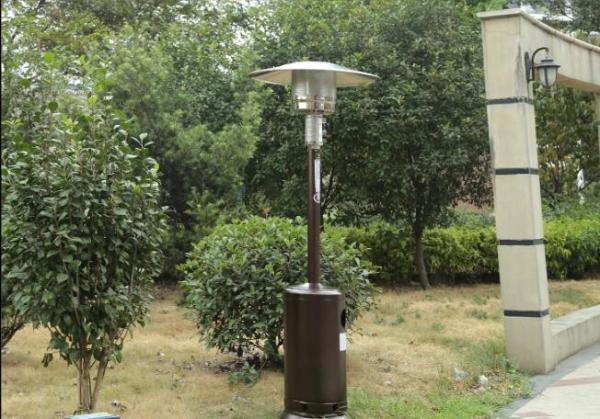 Powder Coated Fire Sense 46000 Btu Commercial Propane Patio Heater Floor
