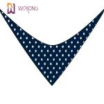 Unique Shape Adjustable Fit Pet Bandana Premium Durable Fabric Stars Stripes