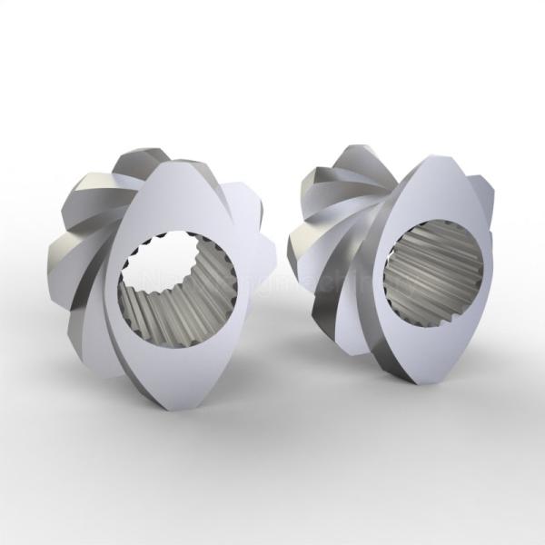 Heat Treated TDK Screw Element DIN Twin Screw Extruded Parts For Chemical