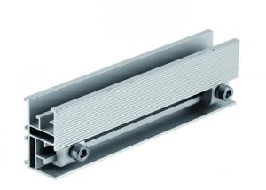 Wholesale Adjustable Extruded Aluminum Rail , Solar Panel Mounting System Aluminium Profile Rail from china suppliers