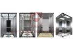 Single Door Passenger 4.00m/S 1600kg Passenger Elevator Mirror Etching Stainless