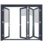 Thermal Break Waterproof Aluminum Bi Fold Doors