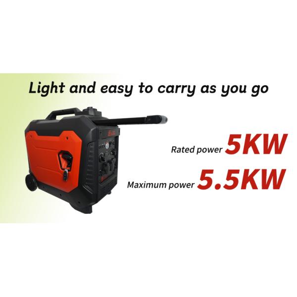 Small Size Silent Petrol Generator Set Portable Electric Inverter Gasoline Generator