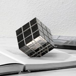 Wholesale Art Deco Design at Its Finest Rubik's Cube Glass Craft for Home and Office Decor from china suppliers