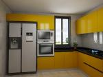 50mm Natural Stone Modern Modular Kitchen Cabinets Waterproof Cabinet Accessorie