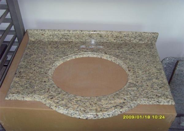 Natural Stone Granite Countertops , Giallo Santa Cecilia Custom Granite