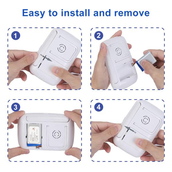 Rechargeable Replacement Li Ion Battery 3.7V 1200mAh For DXR 8 Baby Video Monitor