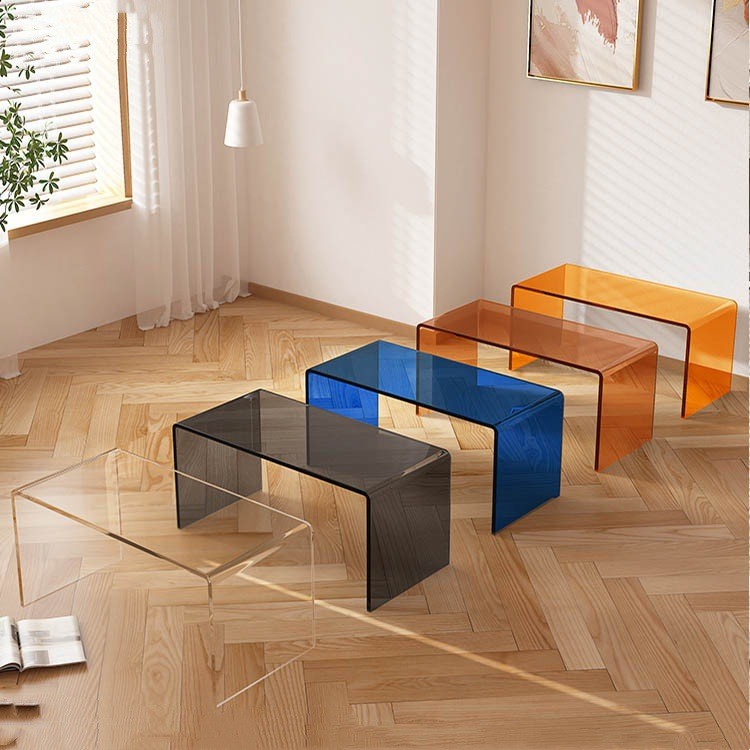 Custom Acrylic Coffee Table Elegant and Scratch-Resistant with Customized Thickness