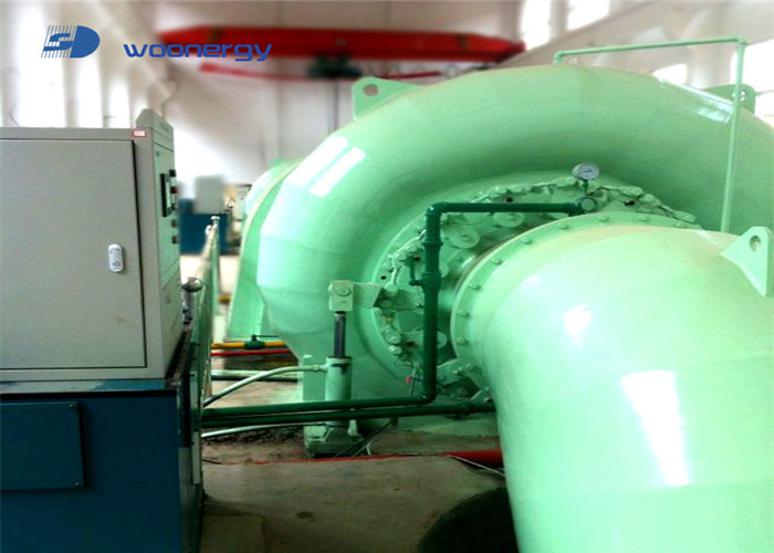 Water Turbine Electric Generator / Francis Turbine Generator 200kw Working Stable