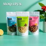 Customized 100pcs 500pcs Low Moq Zipper Lock Mylar Bags Food Packaging Digital