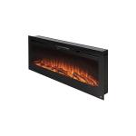 Electric 1500w 50" Decorative 15 Colors Flame Wall Mounted Recessed LED