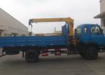 Durable Wire Rope Telescoping Truck Mounted Crane 1105kg With 30L Oil Tank